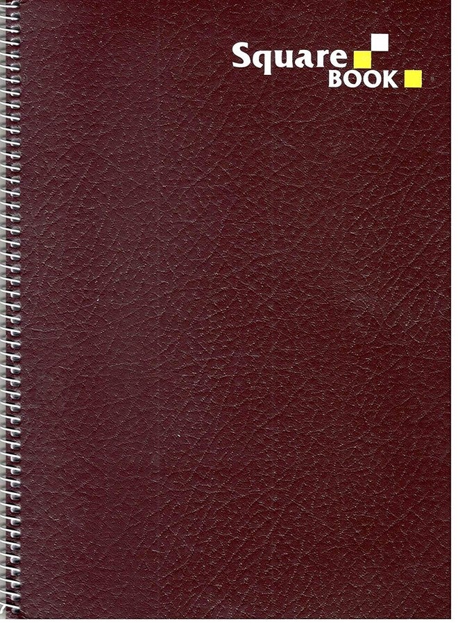 LRS Square Grid Spiral Notebook A4 Size (29.7 x 21 cm) - 50 Sheets- 100 Pages - 75 GSM Smooth Paper- Pack of 2 - Image 5