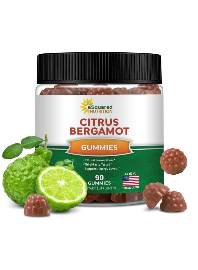 aSquared Nutrition Citrus Bergamot Gummies - Citrus Bergamot Extract Supplement 500mg Per Serving - Pure Gummy Alternative to Capsules & Pills - Image 1