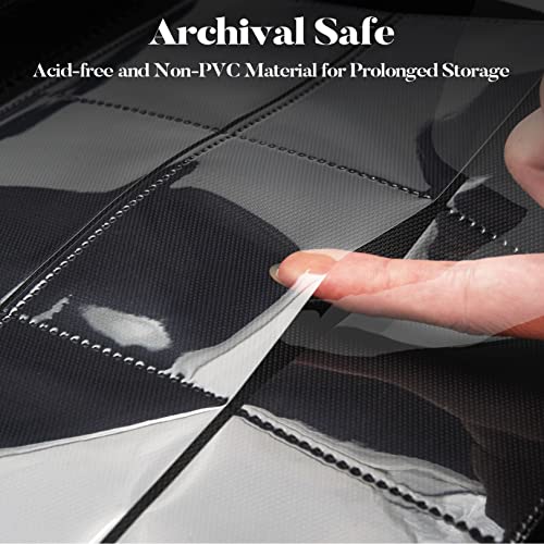 Fabmaker Trading Card Binder 9 Pocket, Fabmaker PU Cover Card Collection Binder for 360 Cards, Premium Card Book, Sturdy Card Holder Folders, Card Album for YuGiOh, MTG, TCG, Game & Sports Cards, Dark Green - Image 4