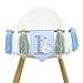 Agkvw One Funny Goose High Chair Banner for Boys Goose Theme 1st Birthday Decorations Blue Gingham Style 1st Birthday Yarn Tassel Banner Boys First Birth day Decor - Image 3