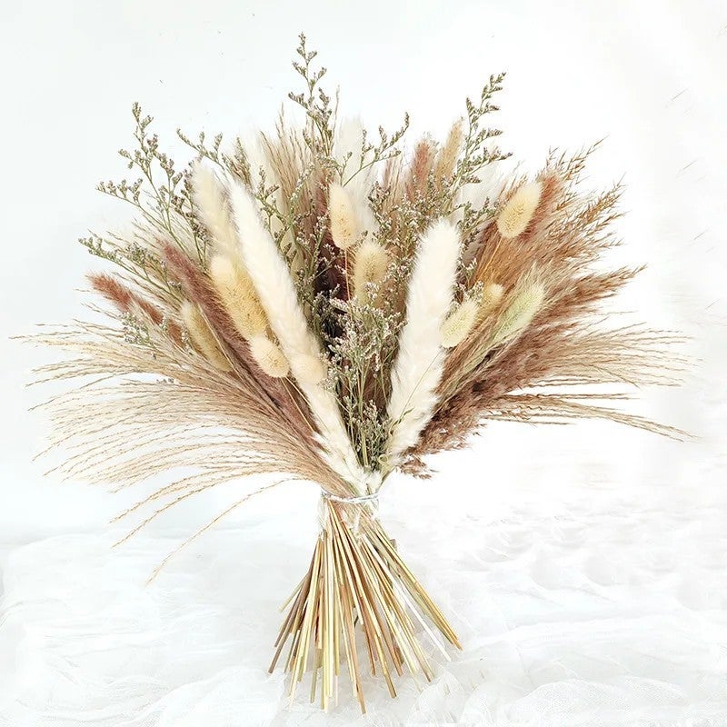 Handpicked Eco Eucalyptus Dried Flowers - Organic Rustic Wedding Bouquet & Christmas Home Decor - Budget-Friendly Dried Plants Arrangement - Image 4