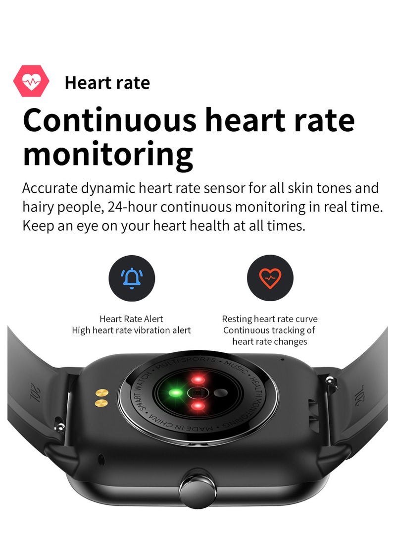 ColMi C61 Smart Bracelet Sports Watch 1.9-Inch IPS FullTouch Screen Fitness Tracker IP67 Waterproof  Blood Oxygen/Sleep/Heart Rate/Blood Pressure Monitor Multiple Sports Mode Notification/Call/Sedentary Rem  - Image 5