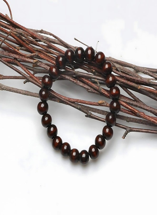 THE MEN THING SENDAN - 12mm Beads Bracelet with Natural Stone - 7 inch Stretch Bracelet - Image 5