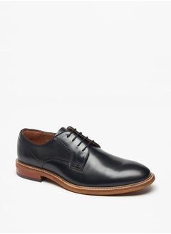 DUCHINI Men's Solid Lace-Up Derby Shoes  - Image 1