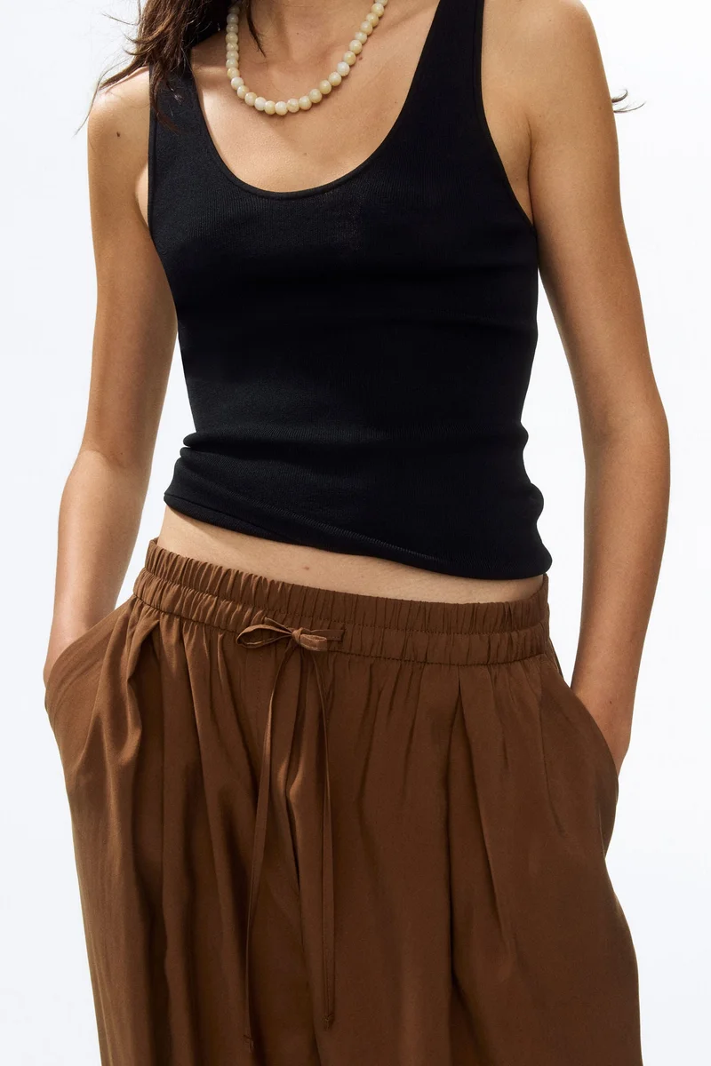 H&M Barrel drawstring trousers