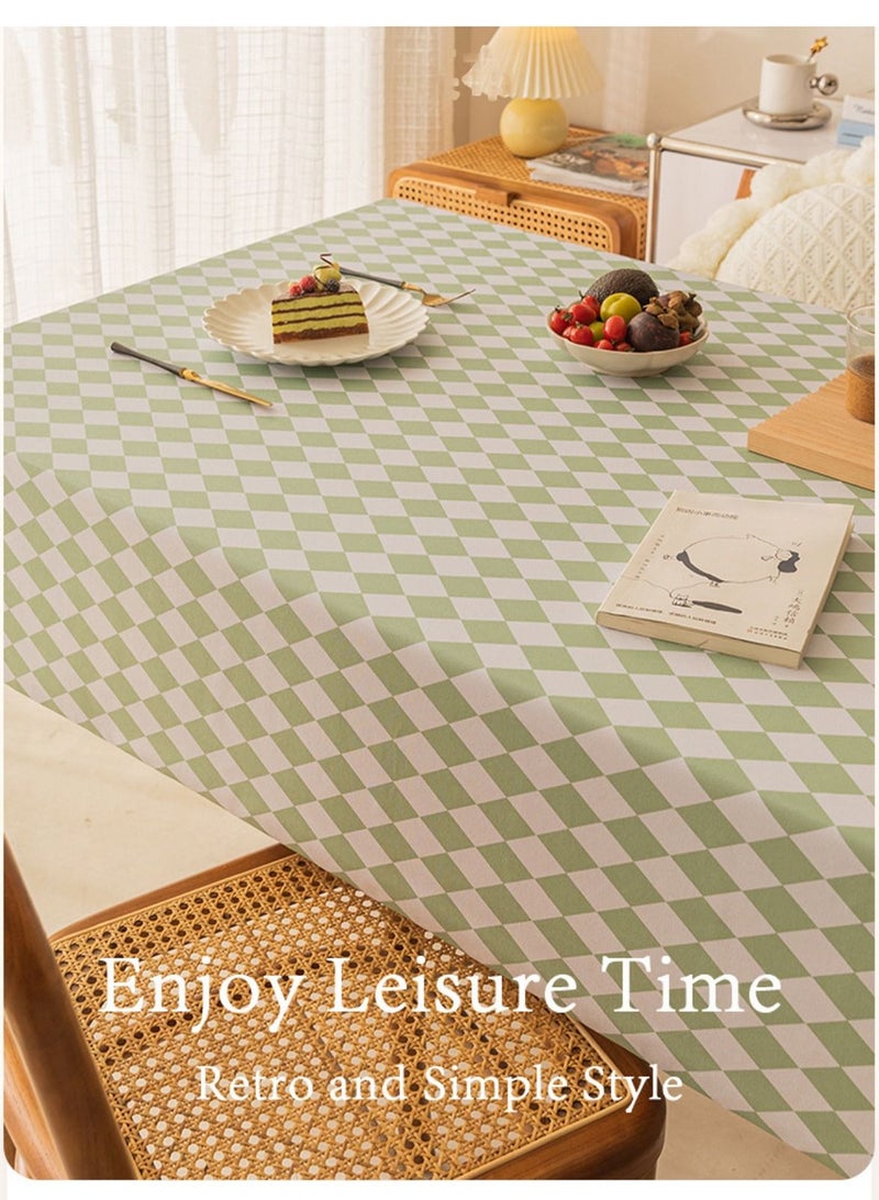 Merry Moments Tablecloths Picnic Mat Home Decor Desk Mat Tablecloths Table Covers Picnic Blanket Beach Blanket for Dining Outdoor Camping Waterproof and Oil-proof Cotton and Linen 140X180 cm Type I  - Image 1