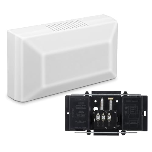 Saillong Wired Doorbell Chime, 16V 10VA Front and Rear Door Chime for Home Wall Inside, Compatible with Doorbell Botton and Transformer, Two Loud Sounds - Image 1