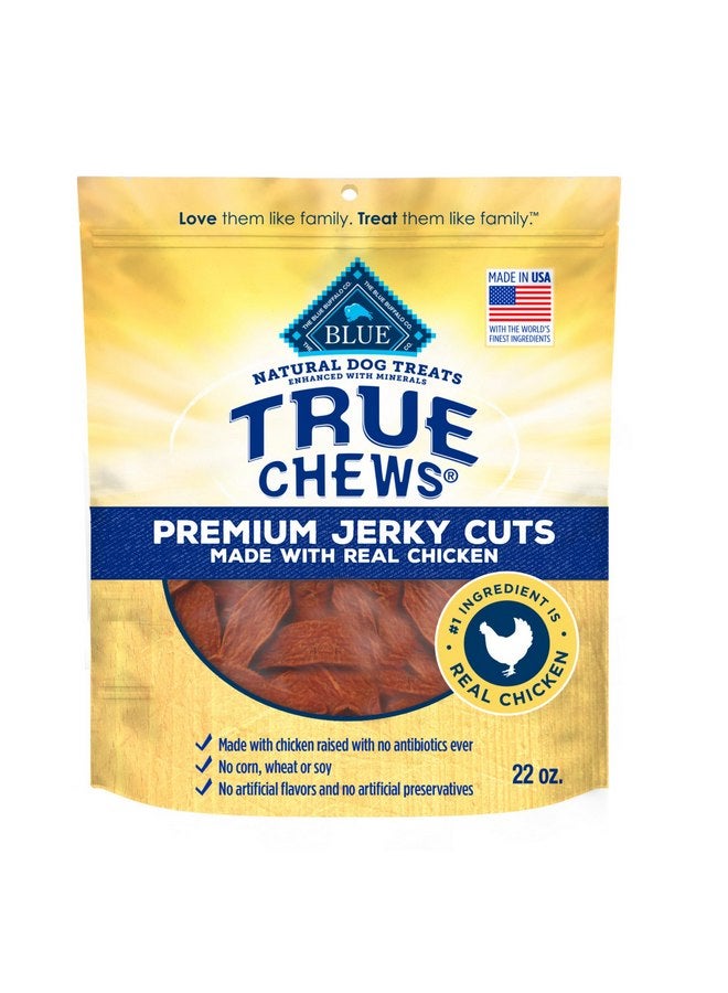 Blue Buffalo True Chews Premium Jerky Cuts Dog Treats with Natural Ingredients Chicken - Image 1