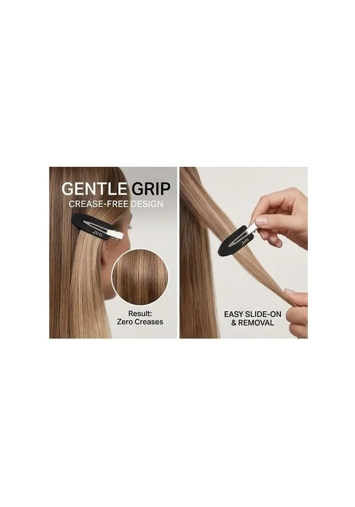 JVN JVN Soft Clips Hair Clips - 4 Piece Set for Gentle Styling and Secure Hold