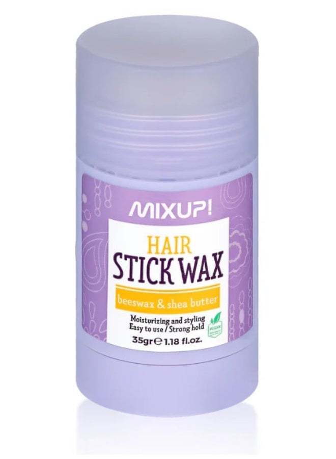 Mixup Hair Stick Wax 35g – Strong Hold Edge Control Wax for Sleek Hairstyles, Frizz Control & Smooth Styling - Image 4