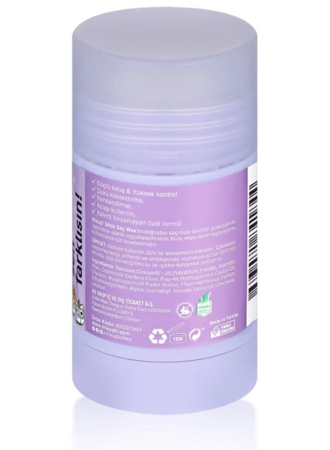 Mixup Hair Stick Wax 35g – Strong Hold Edge Control Wax for Sleek Hairstyles, Frizz Control & Smooth Styling - Image 5