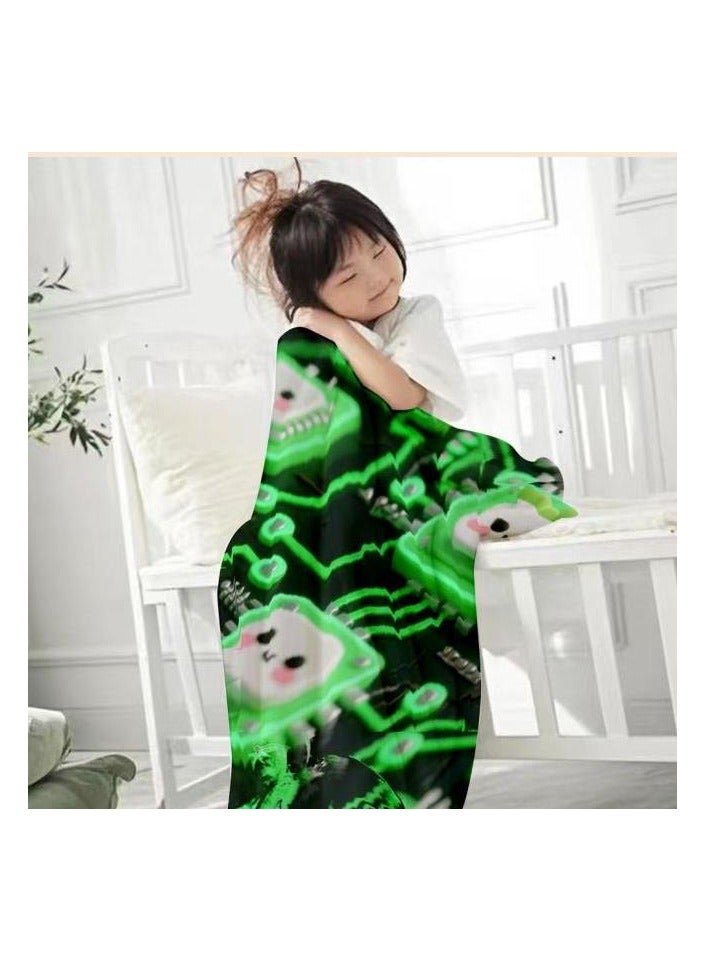 عام بطانية رقيقة من الفانيلا (دافئة ومريحة، ومناسبة للنوم واستخدام الألعاب وإزالة الغبار ومقاومة للرمل) 150 سم * 200 سم - 104 - Image 1