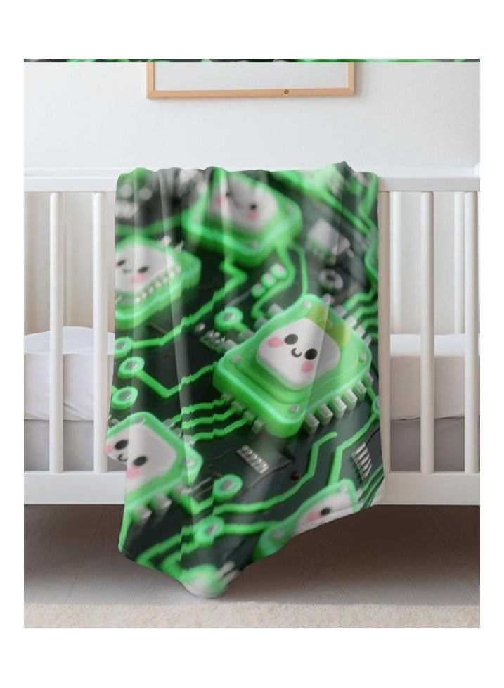 عام بطانية رقيقة من الفانيلا (دافئة ومريحة، ومناسبة للنوم واستخدام الألعاب وإزالة الغبار ومقاومة للرمل) 150 سم * 200 سم - 104 - Image 4