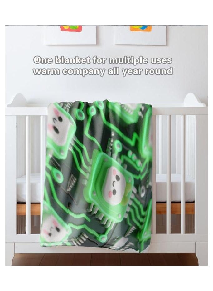 عام بطانية رقيقة من الفانيلا (دافئة ومريحة، ومناسبة للنوم واستخدام الألعاب وإزالة الغبار ومقاومة للرمل) 150 سم * 200 سم - 104 - Image 5