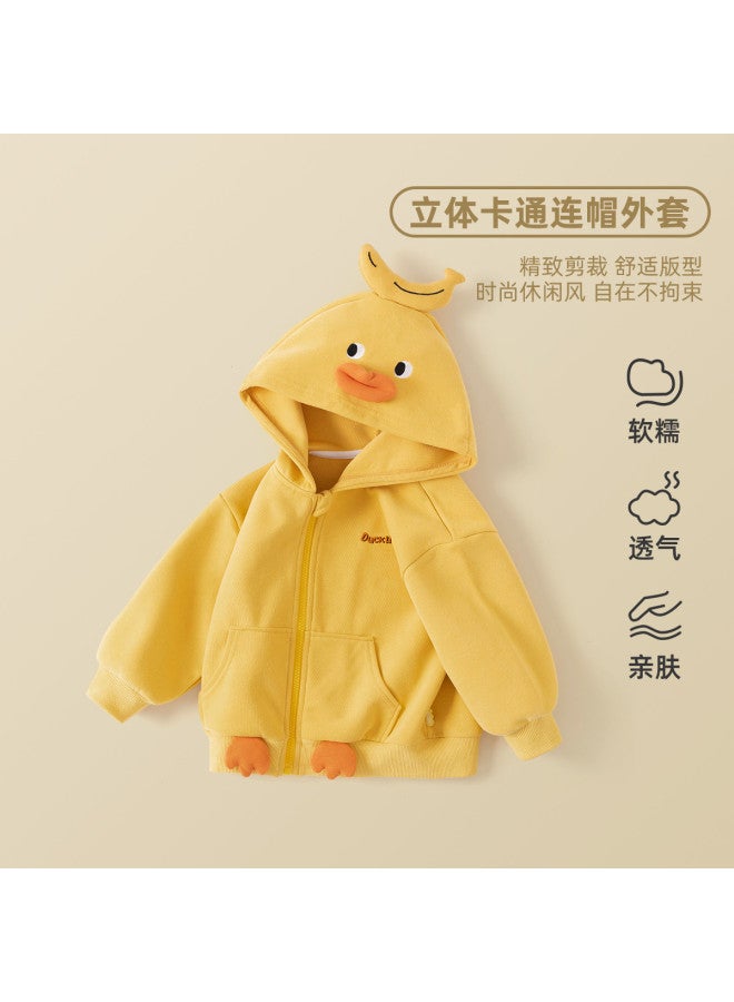 Doodle Home trendy Kids' Hooded Jacket - Autumn Coats For Boys & Girls, Children's Fashion Outerwear - Image 2