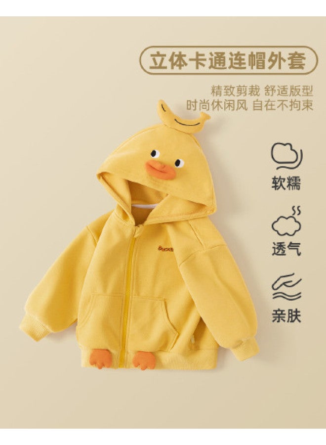 Doodle Home trendy Kids' Hooded Jacket - Autumn Coats For Boys & Girls, Children's Fashion Outerwear - Image 1