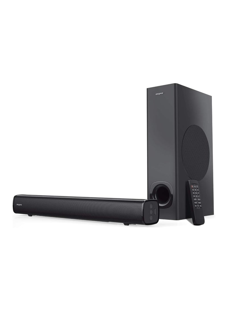 CREATIVE Stage 2.1 Channel Soundbar with Subwoofer for TV, Computer and Ultrawide Screens, Bluetooth/Optical Input/TV ARC/AUX Input, Remote Control and Wall Mounting Kit  - Image 1