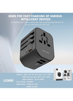 Lenyes Lenyes Charger LCH60: 20W 2-in-1 Socket Fast Charger with GaN Technology  - Image 2