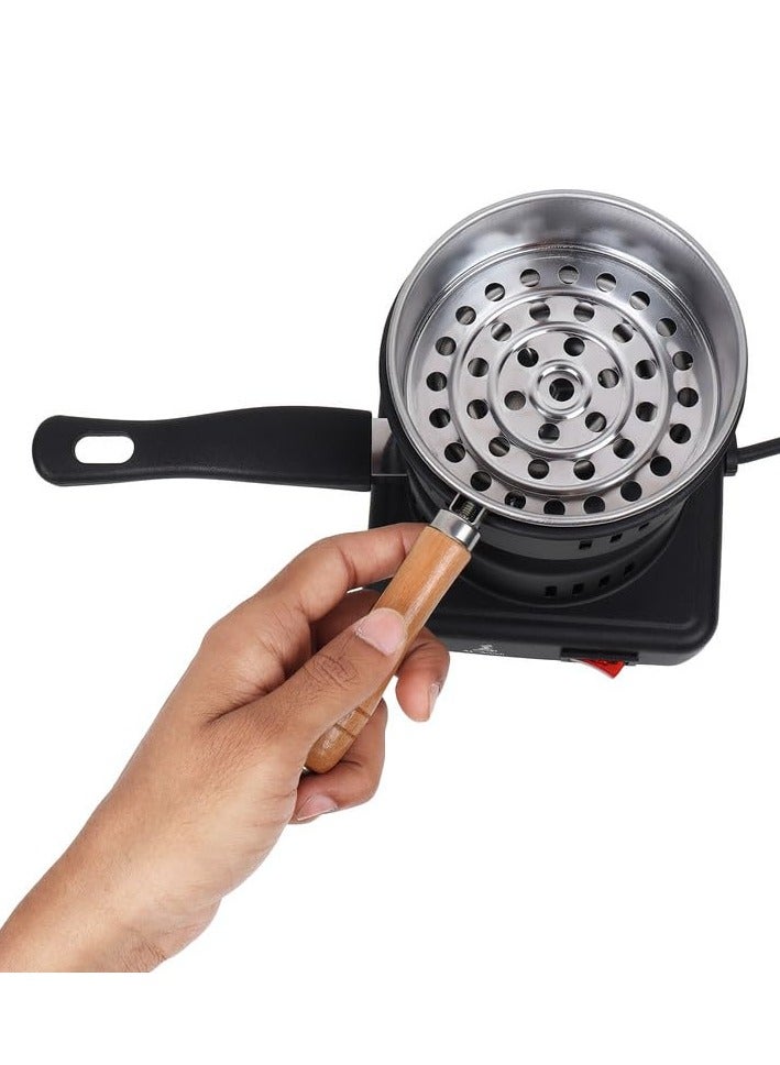 ELTRAZONE Electric Charcoal Burner  Lighter – Hot Stove Tool for Efficient Heating (Black) - Image 2
