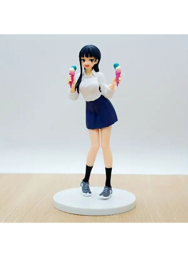 Anime Figure Collectible Statue with Posable Outfit Uniform and Ice Accessory Ideal Gift - Image 1