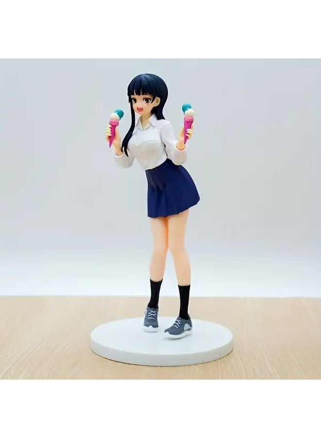 Anime Figure Collectible Statue with Posable Outfit Uniform and Ice Accessory Ideal Gift - Image 4