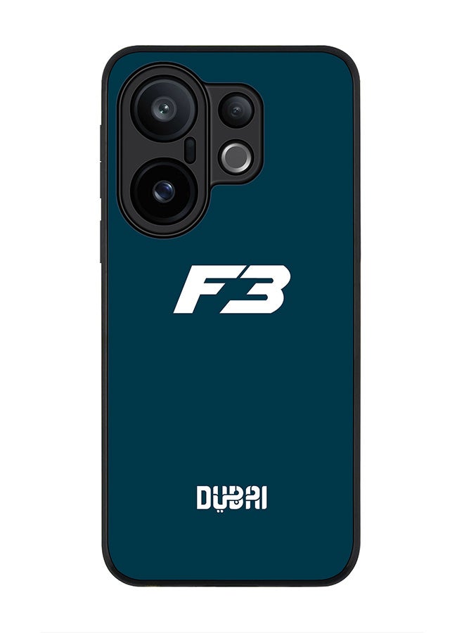 Stylizedd For vivo X200 FE / S30 Pro mini Case,Slim fit Camera Protection, Shockproof Thin Phone cover  -  Faz3 Dubai Blue