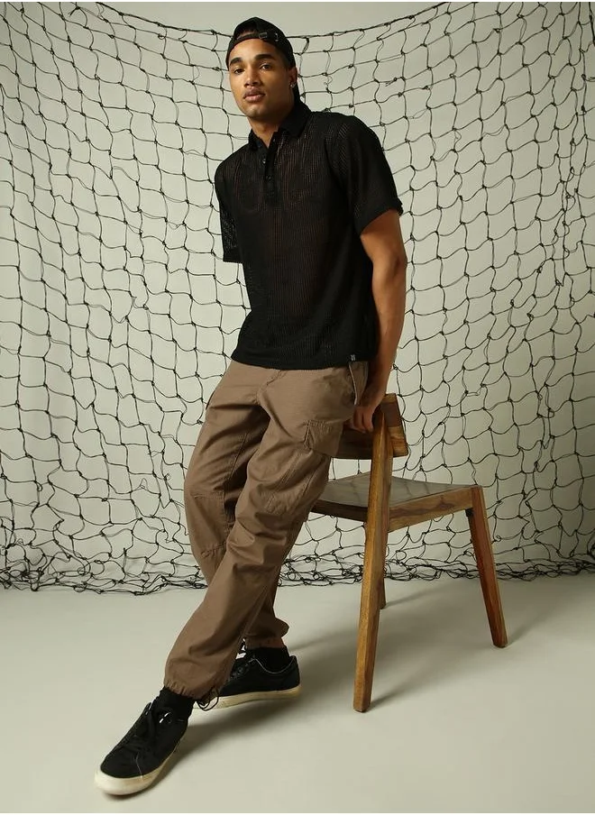هوبرهولمي Black Shirt for Men, Modern Style