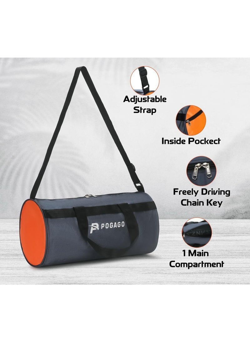بوجاجو حقيبة رياضية للنساء والرجال والأطفال والبنات وحقيبة سفر دافل وحقيبة أمتعة للياقة البدنية وصالة الألعاب الرياضية والعطلات وحزام كتف للعمل واللياقة البدنية مع حجرة منفصلة للأحذية 22 لترًا - Image 5
