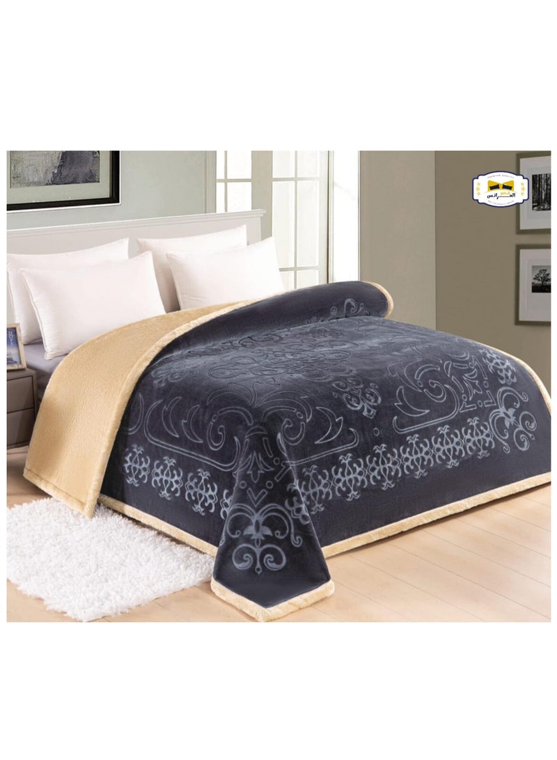 Winter soft texture, two sides, two sides, two sides engraved, fur face, 5 kg, size 240