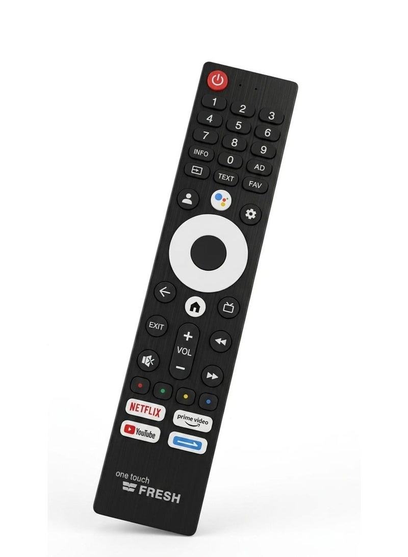 frisher Fresh Smart TV Remote Control with Voice Search & One-Touch Hotkeys - Image 1
