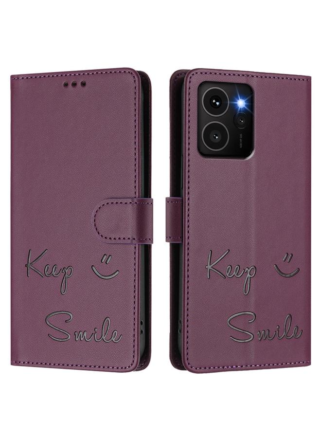 زبون جراب هاتف HMD Skyline Smile من الجلد المنقوش بتقنية RFID - Image 3