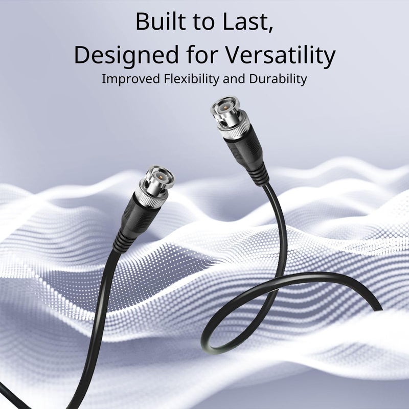 TNP Products TNP SDI Cable Connectors RG6 Coaxial Cable Male to Male - Heavy Shielding, BNC to BNC Cord Connectors, HD SDI BNC Cable, Long Cable Cord, 75 Ohm Cable, 6FT - Image 3