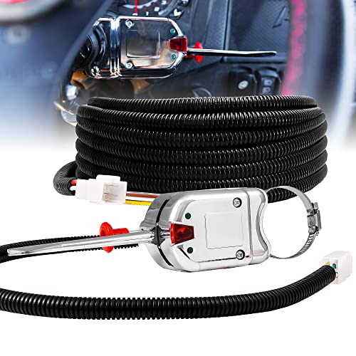 ONLINE LED STORE True MODS UTV ATV SxS LED Turn Signal Light Blinker Kit [Steering Column Lever Stick Control] [Integrated Flasher Relay] Street-Legal Universal Fit for Polaris RZR Ranger Can-Am Maverick X3 Defender - Image 1