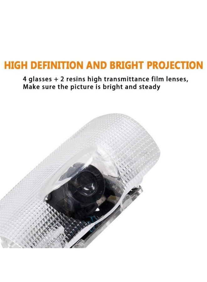 4 Pack LED Car Door Logo Light Projector, Welcome Laser Lights Car Door Courtesy Lights 3D Logo Door Lights White LED Projector Lamps for RXESGXLSLXISGSRCUX Series Lexus Door Light Replacement - Image 5