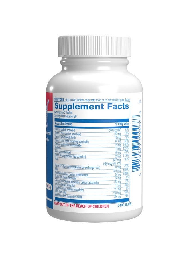 Anabolic Laboratories 30-In-1 Adult Multivitamin with Iron - Antioxidant Rich Over 50 Multivitamin for Women and Men with Vitamins A C D E B Complex Zinc Magnesium Myo Inositol Citrus Bioflavonoids & More - 1 Month Supply - Image 2