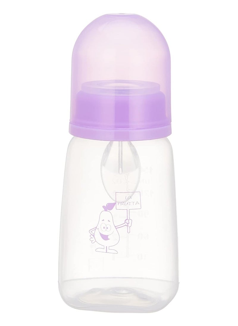 La Frutta La Frutta Feeding Bottle with Spoon 150ml mauve 