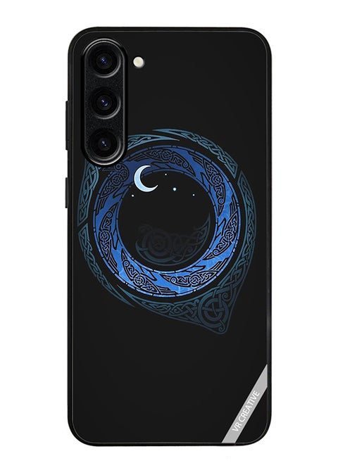 Protective Case Cover For Samsung Galaxy S24 Plus Moonlight Design Multicolour