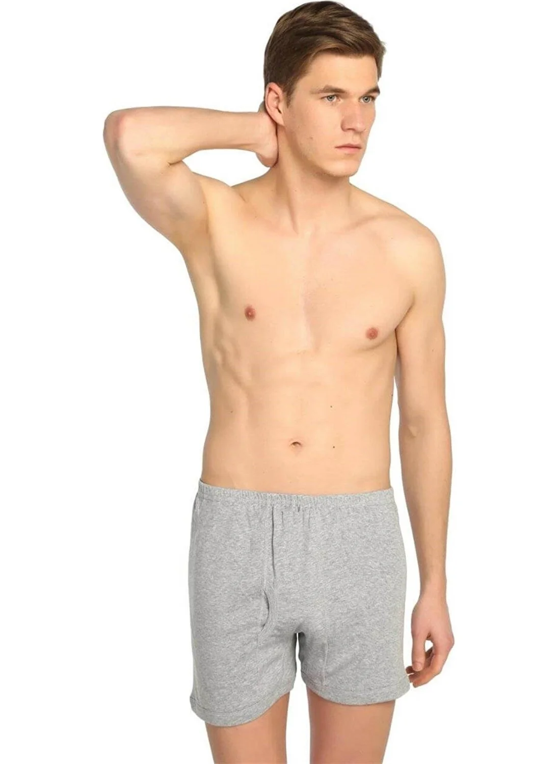 Gümüş Silver Men's Rib Leg Panties 3057 - 6 Pieces