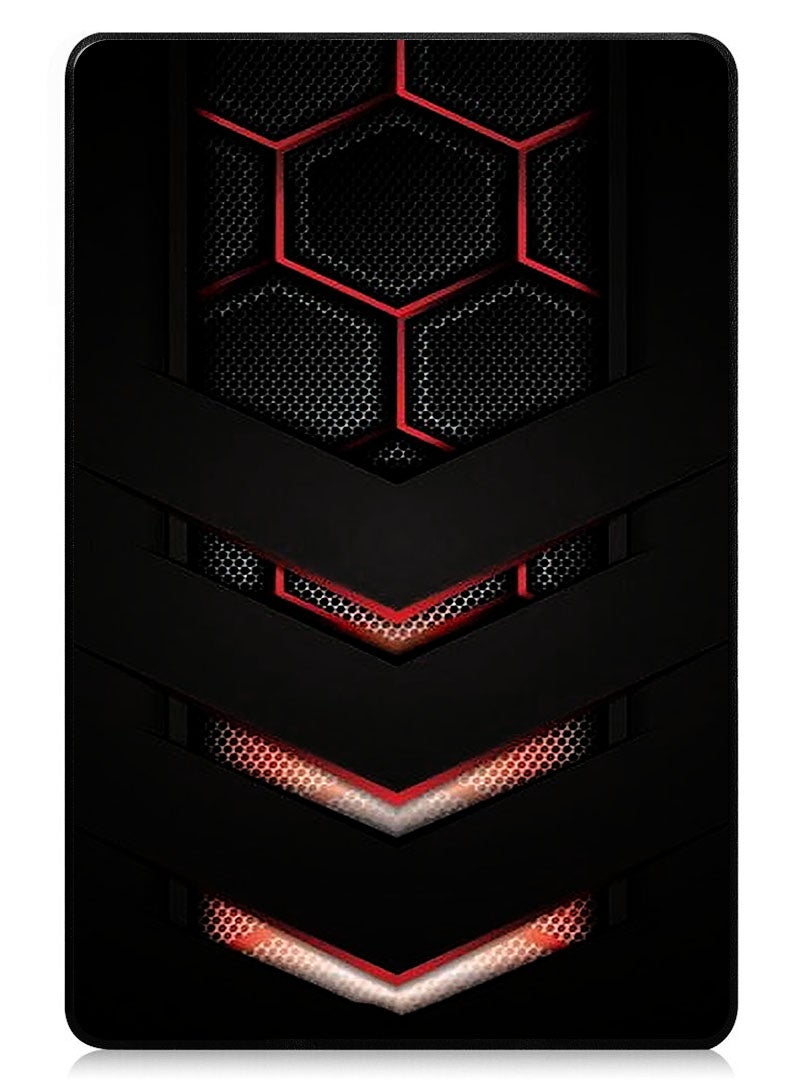 Theodor Protective Flip Case For Xiaomi Pad 7 & Xiaomi Pad 7 Pro With Trifold Stand Auto Wake Sleep Shockproof Cover - red & black - Image 1