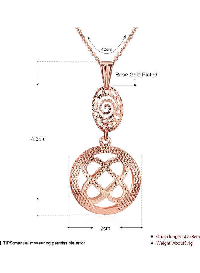 بيرفيي Rhodium Plated Ziron Studded Pendant Necklace - Image 2