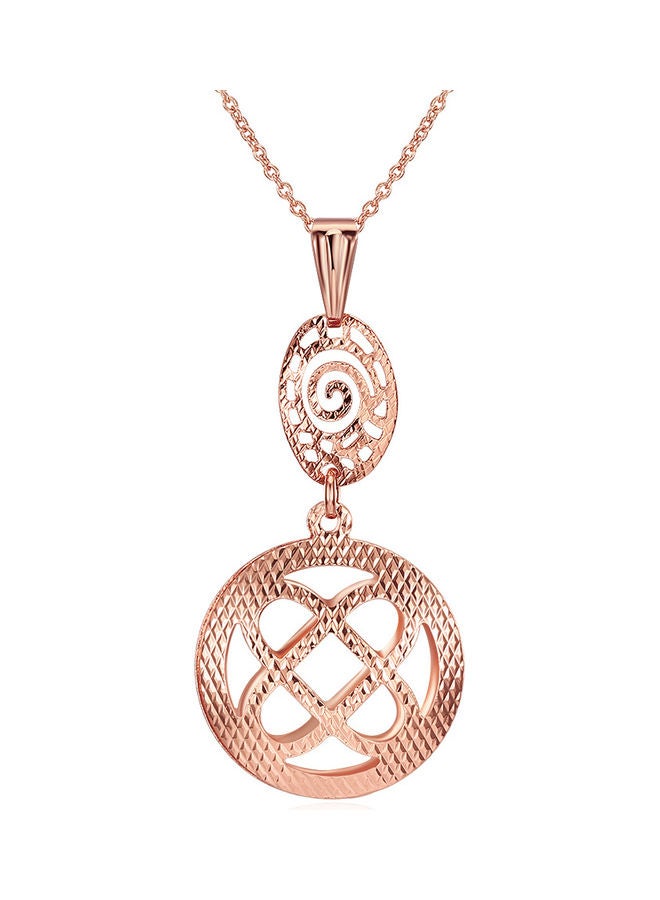 بيرفيي Rhodium Plated Ziron Studded Pendant Necklace - Image 1