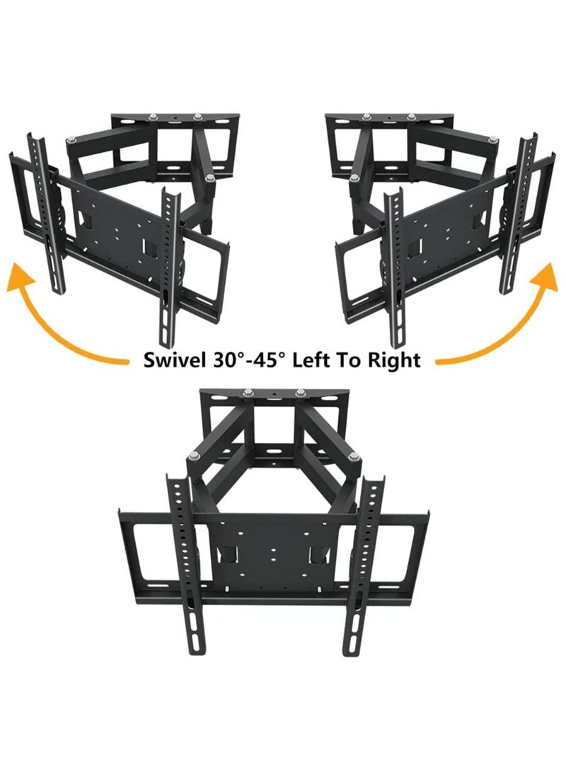 TV Stand/Television Stands for 26-75 Inch TV. Wall Mount TV Stand with Rugged Double Arm Bracket, Standard Load-bearing 26"-55", Maximum size 75 inch, Universal TV Stand Holds Up to 40kg - Image 4