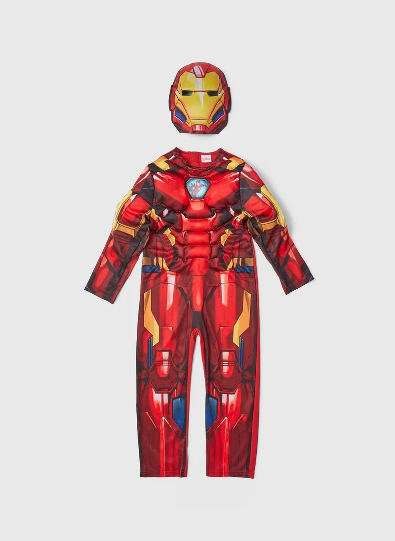 Matalan Kids Marvel Iron Man Fancy Dress Costume