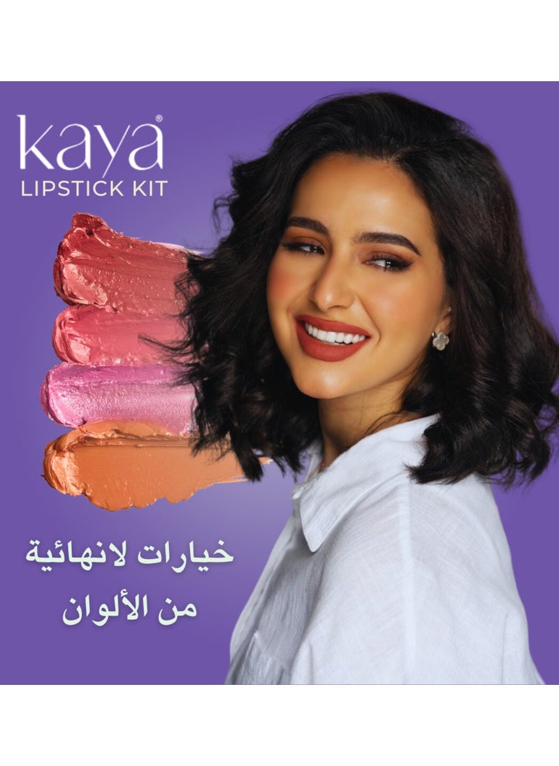 kaya - Lipstick maker,  Lip Gloss Base Making Kit, Creations Fun Makeup Gift Set for Women Girls to Create Moisturizing and Shiny Lip Gloss - Image 1