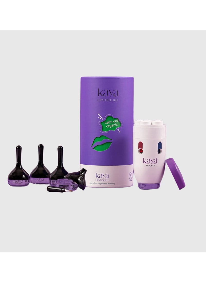 kaya - Lipstick maker,  Lip Gloss Base Making Kit, Creations Fun Makeup Gift Set for Women Girls to Create Moisturizing and Shiny Lip Gloss - Image 1