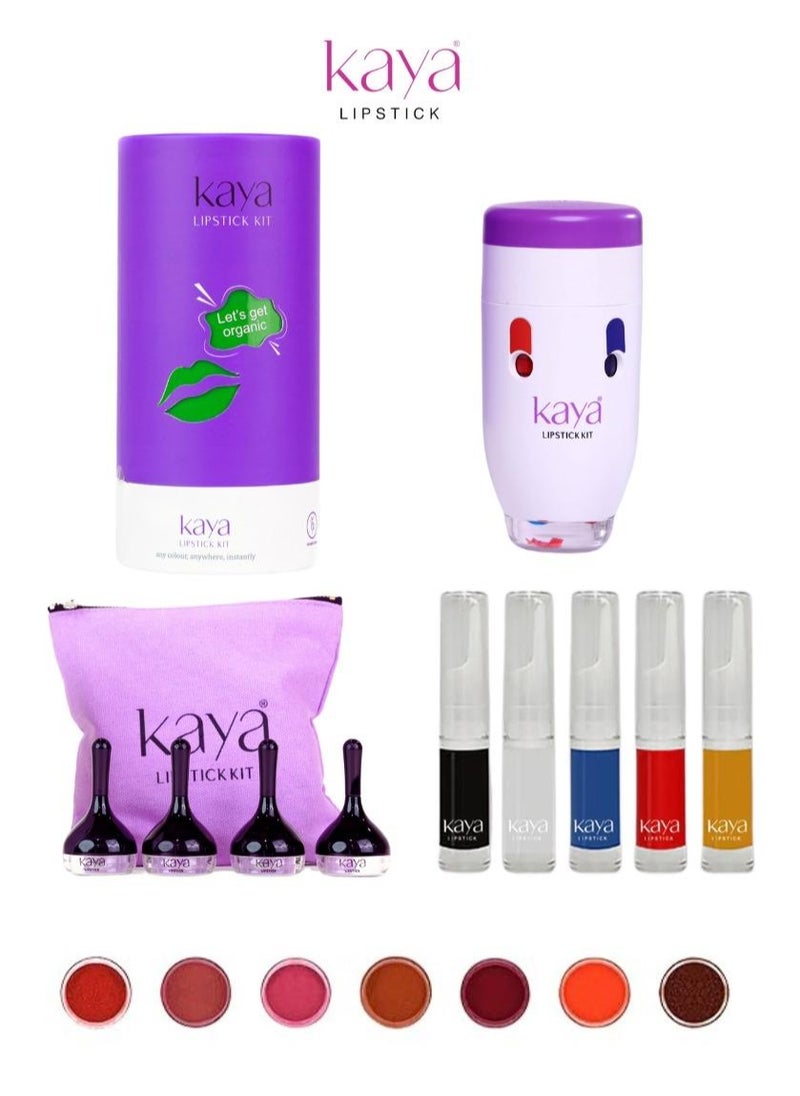 kaya - Lipstick maker,  Lip Gloss Base Making Kit, Creations Fun Makeup Gift Set for Women Girls to Create Moisturizing and Shiny Lip Gloss - Image 1