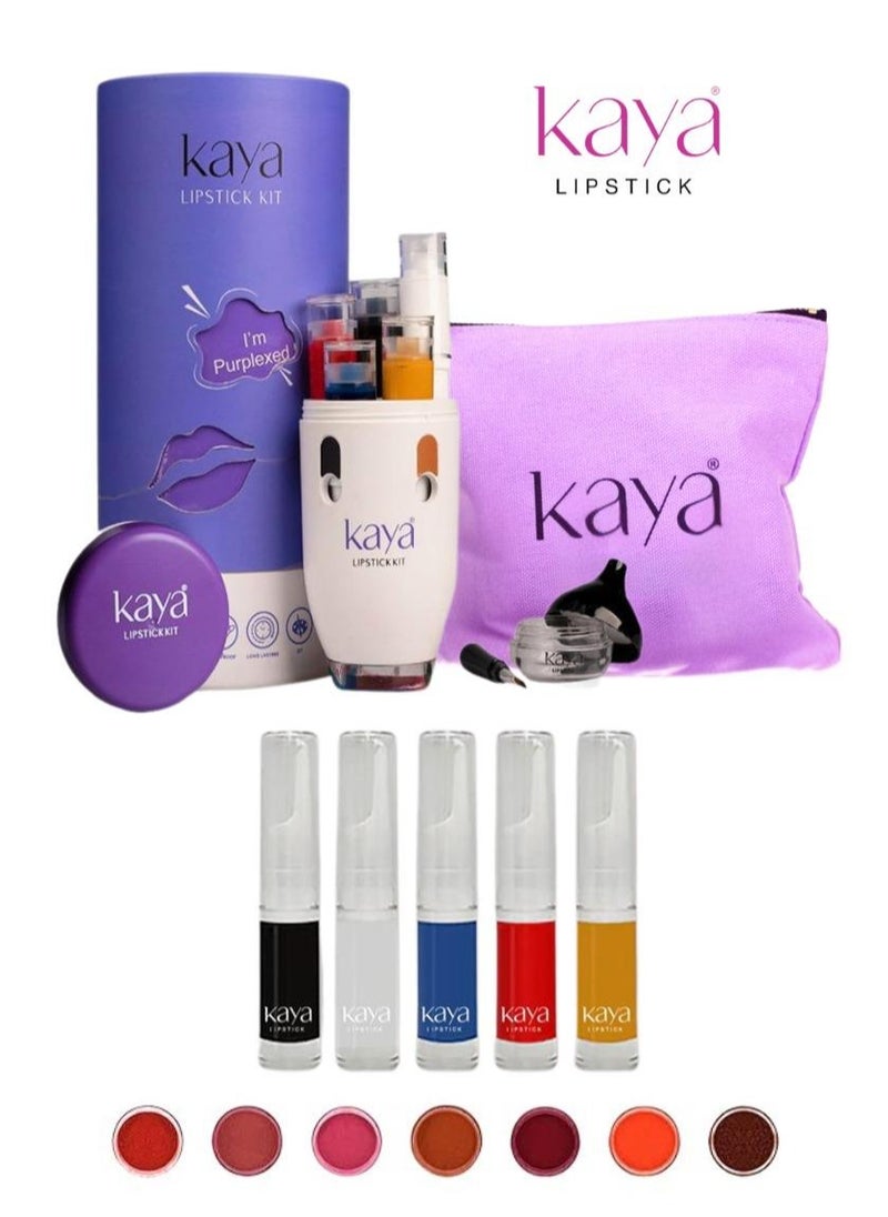 kaya - Lipstick maker,  Lip Gloss Base Making Kit, Creations Fun Makeup Gift Set for Women Girls to Create Moisturizing and Shiny Lip Gloss - Image 1