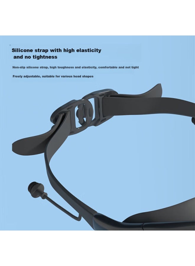 Jettiger Jiehu Swimming Goggles, High-definition Anti-fog, Waterproof Diving Gl For Men And Women, Adult Clear Lens Protective Eyewear - Image 3