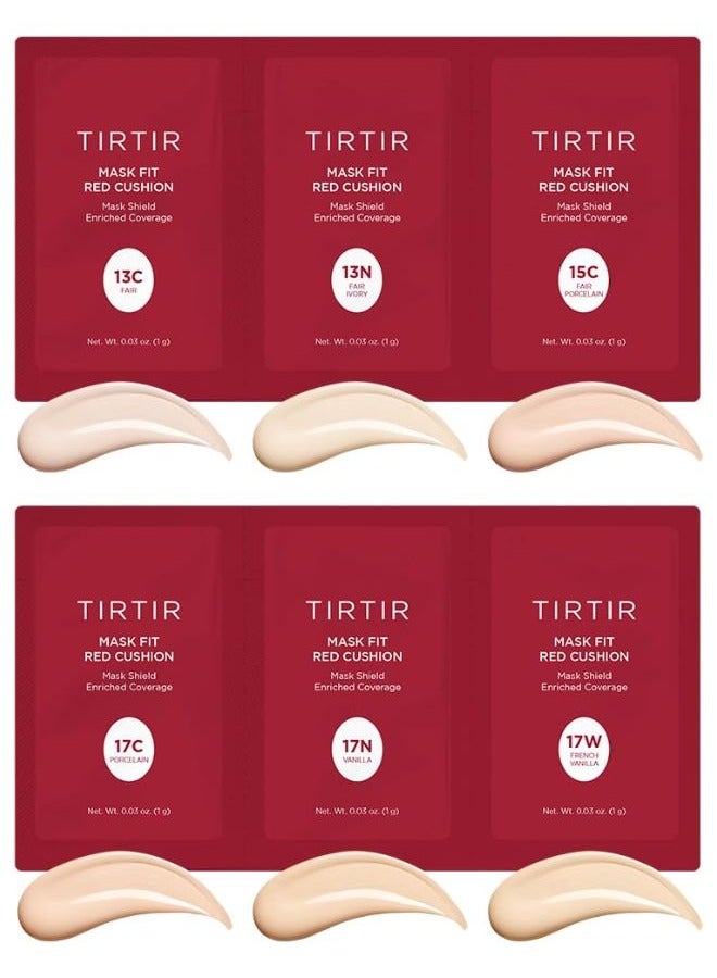 TIRTIR كريم أساس وسادة حمراء مناسب مجموعة تجريبية (#فاتح) - Image 1