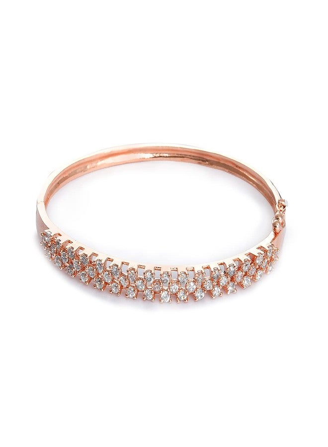 SOHI American Diamond Gold Plated Bracelet (SOHBRC1179) - Image 1